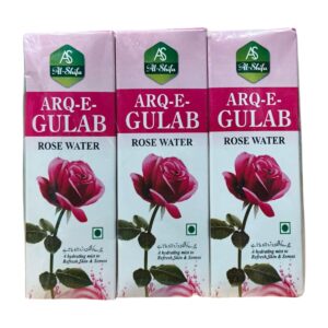 Rose Water• Pure rose water that refreshes, hydrates, and leaves skin feeling soft, calm, and naturally radiant. • A gentle floral mist that soothes tired skin, tightens pores, and restores a fresh glow. • Rose water enriched with natural goodness to balance, cool, and revive your skin instantly. • Lightweight and refreshing rose water perfect for daily skincare, makeup prep, and a natural glow.