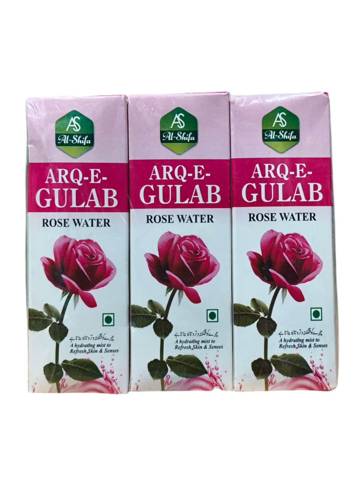 Rose Water• Pure rose water that refreshes, hydrates, and leaves skin feeling soft, calm, and naturally radiant. • A gentle floral mist that soothes tired skin, tightens pores, and restores a fresh glow. • Rose water enriched with natural goodness to balance, cool, and revive your skin instantly. • Lightweight and refreshing rose water perfect for daily skincare, makeup prep, and a natural glow.
